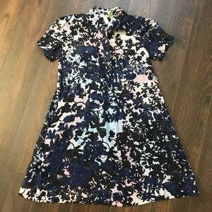 Diane Von Furstenberg Black Mini Dress